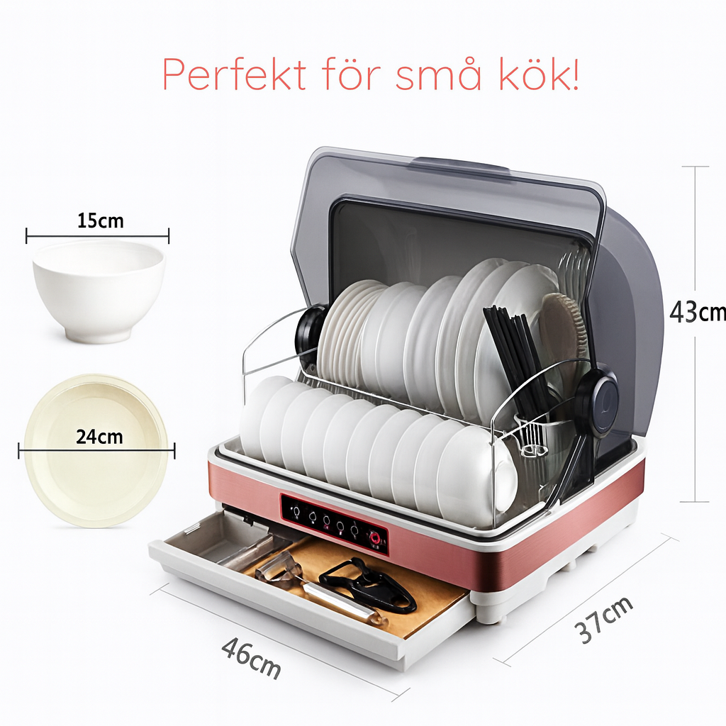 Elegant & smidig minidiskmaskin
